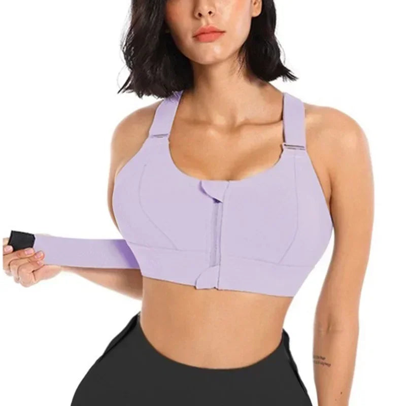Top Active Bra - Reinforced Sports with Velcro Adjustments