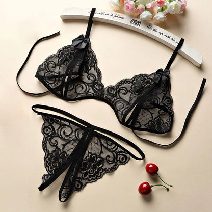 Floral Desire – 2-Piece Lace Lingerie Set