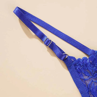 Lace Bra & Thong Set – Sexy Push Up Lingerie