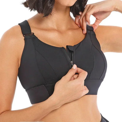 Top Active Bra - Reinforced Sports with Velcro Adjustments