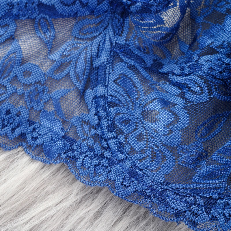 Lace Bra & Thong Set – Sexy Push Up Lingerie