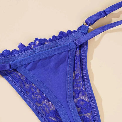 Lace Bra & Thong Set – Sexy Push Up Lingerie