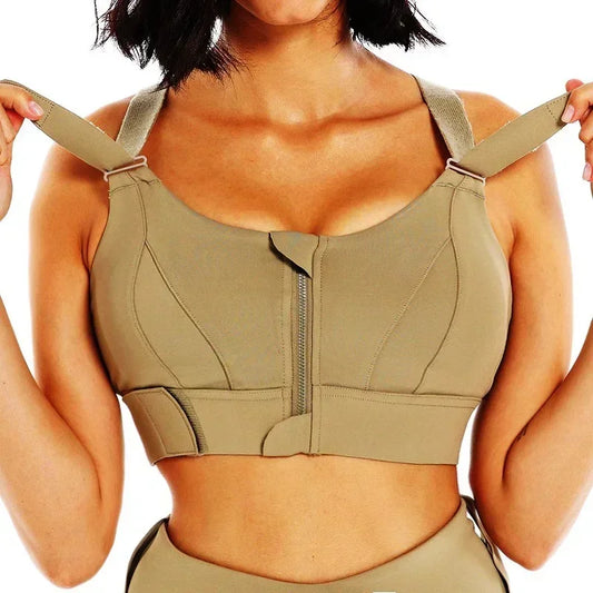 Top Active Bra - Reinforced Sports with Velcro Adjustments
