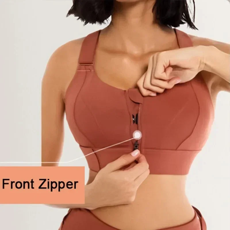 Top Active Bra - Reinforced Sports with Velcro Adjustments