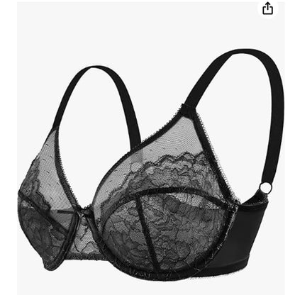 Plus Size Lace Minimizer Bras