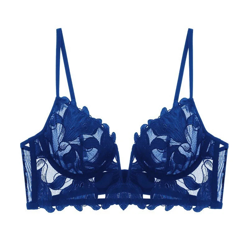 Sheer Elegance – Lace Mesh Bralette