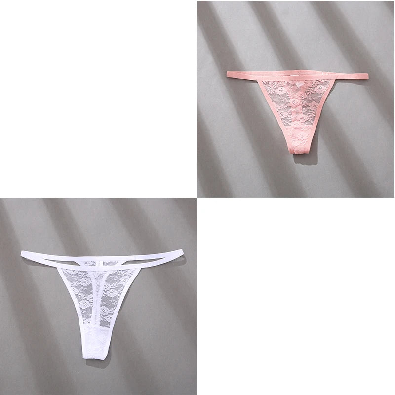 Velvet Ruby Lace Thong - Buy 1 Get 2
