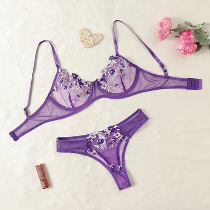 Maison Éternelle Embroidered Lace Set