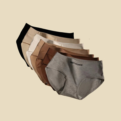 Buy 5 Get 7 – Women’s Cotton Mid-Waist Panties