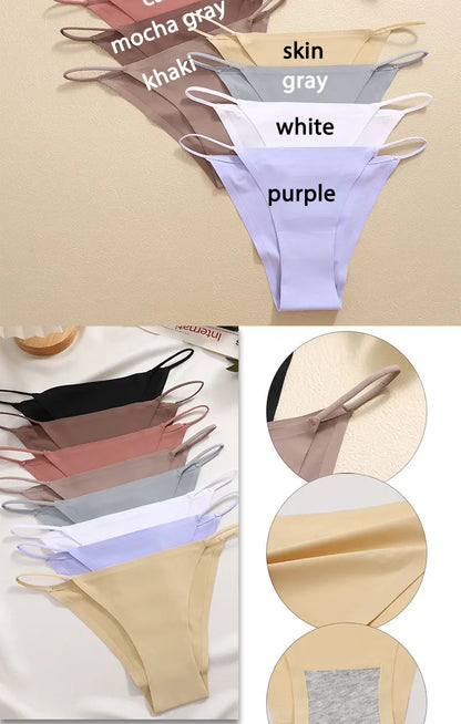 [MEGA DEAL] - Buy 10 Get 20 – Finetoo Ice Silk Seamless Thongs - [LIMITED TIME]