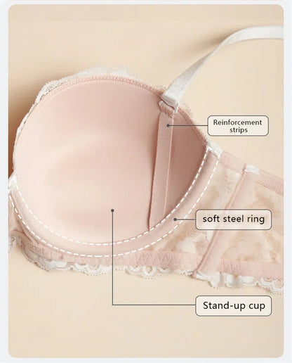 Maison Pure Lace Balconette Bra