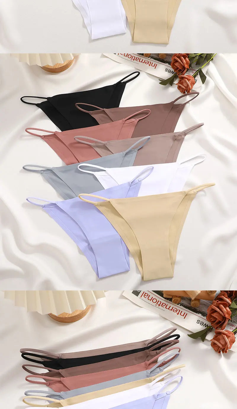 [MEGA DEAL] - Buy 10 Get 20 – Finetoo Ice Silk Seamless Thongs - [LIMITED TIME]