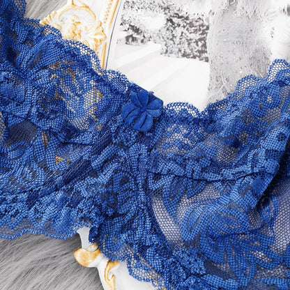 Lace Bra & Thong Set – Sexy Push Up Lingerie