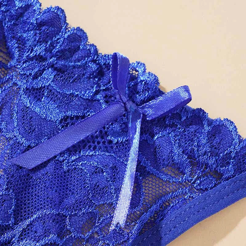 Lace Bra & Thong Set – Sexy Push Up Lingerie