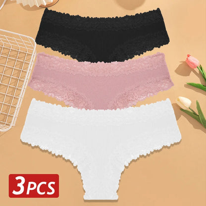 CottonLace Panties - Lace Brazilian - Buy 2, Get 3