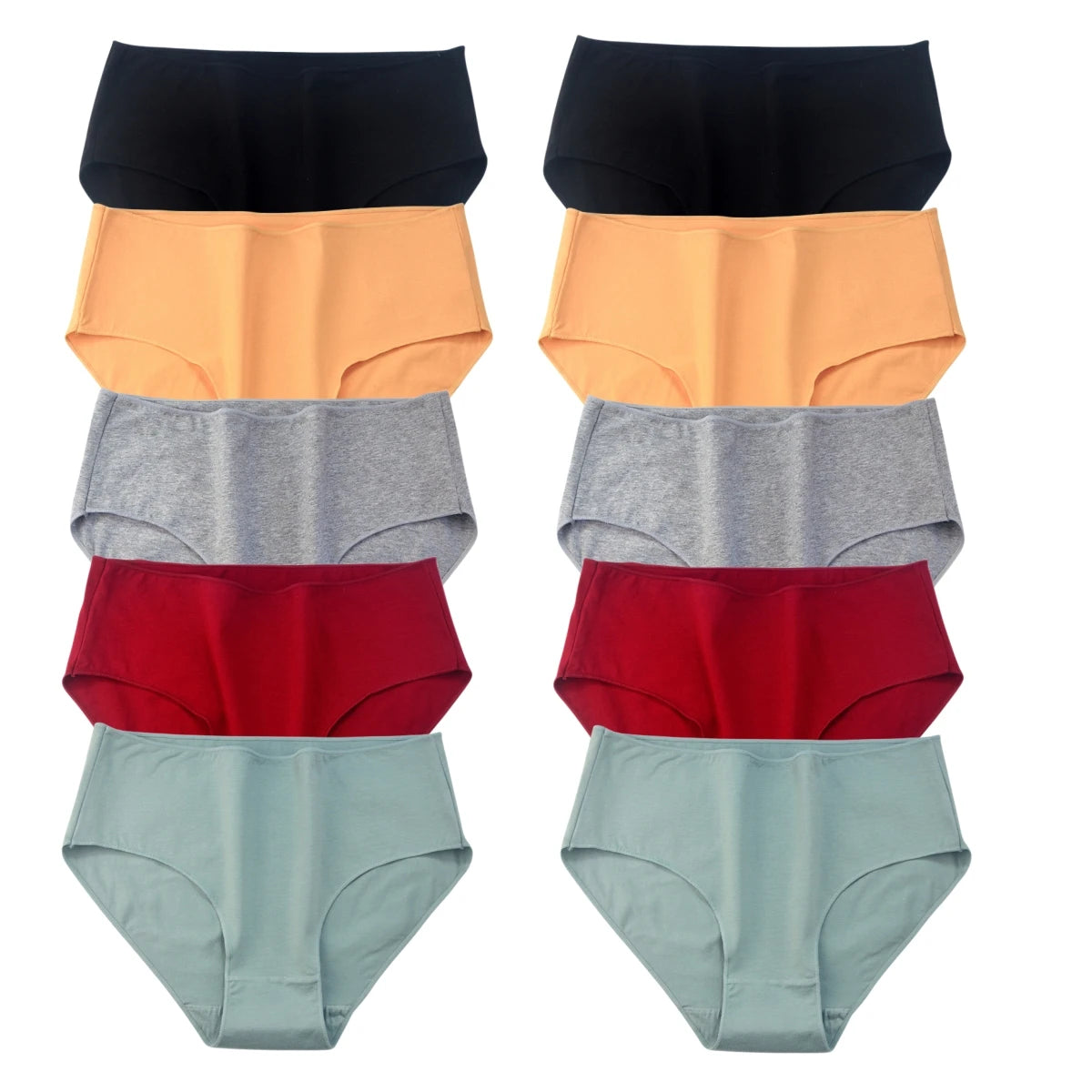 Cotton High Waist Panties – Buy 5 Get 10
