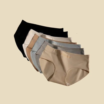 Buy 5 Get 7 – Women’s Cotton Mid-Waist Panties