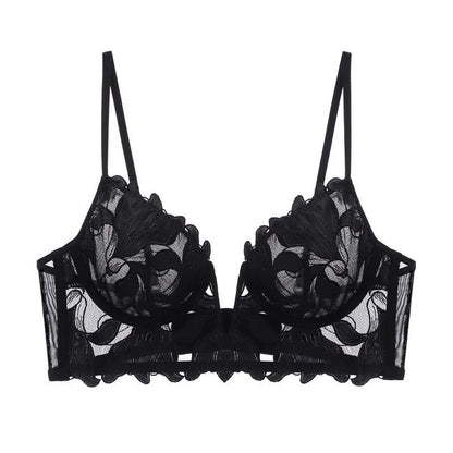 Sheer Elegance – Lace Mesh Bralette