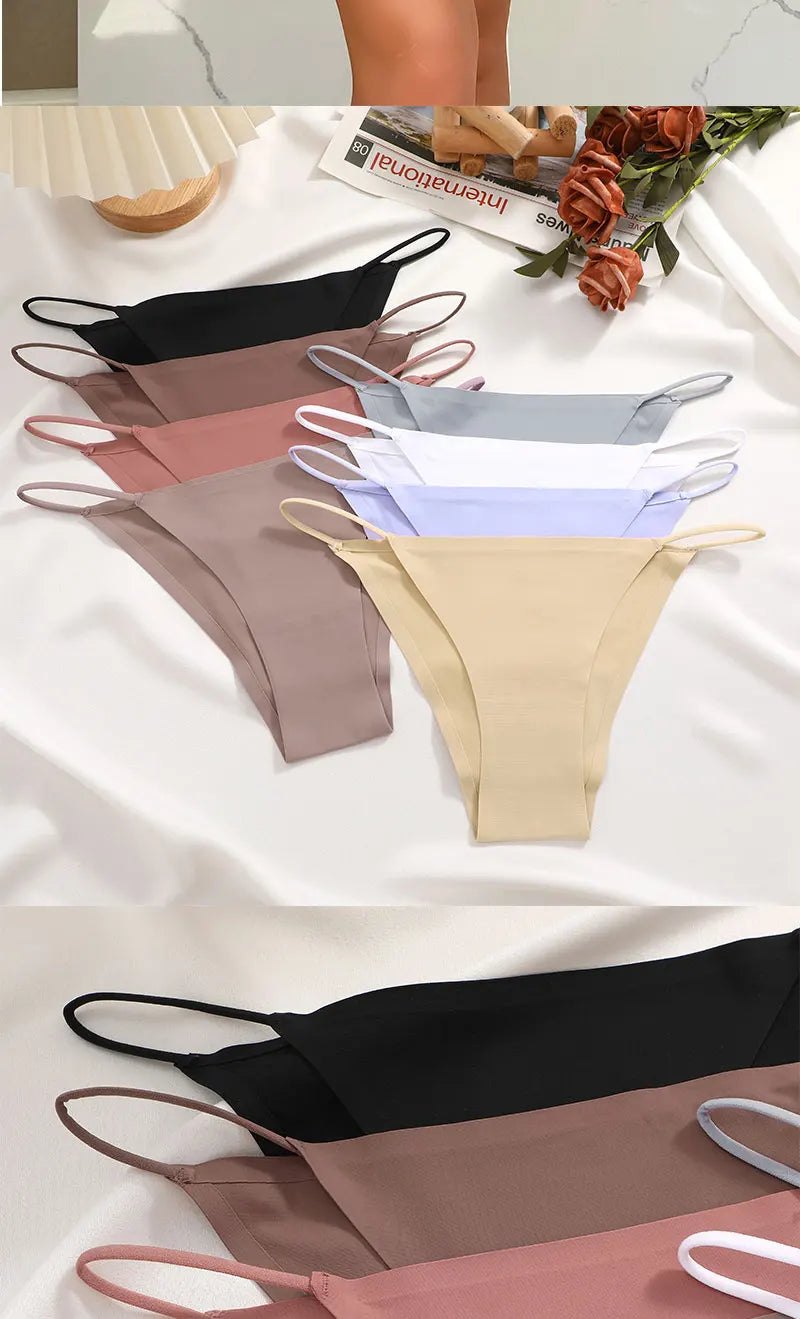 [MEGA DEAL] - Buy 10 Get 20 – Finetoo Ice Silk Seamless Thongs - [LIMITED TIME]