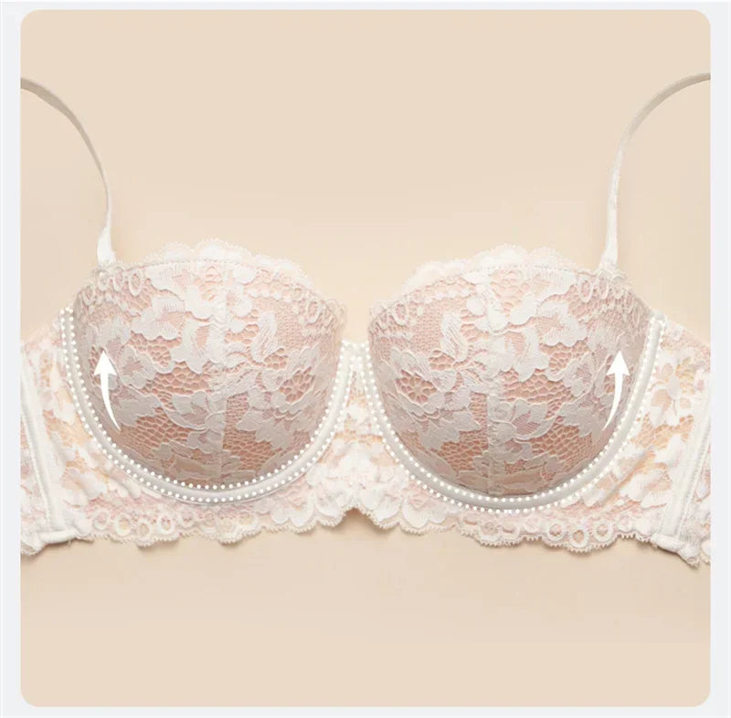 Maison Pure Lace Balconette Bra