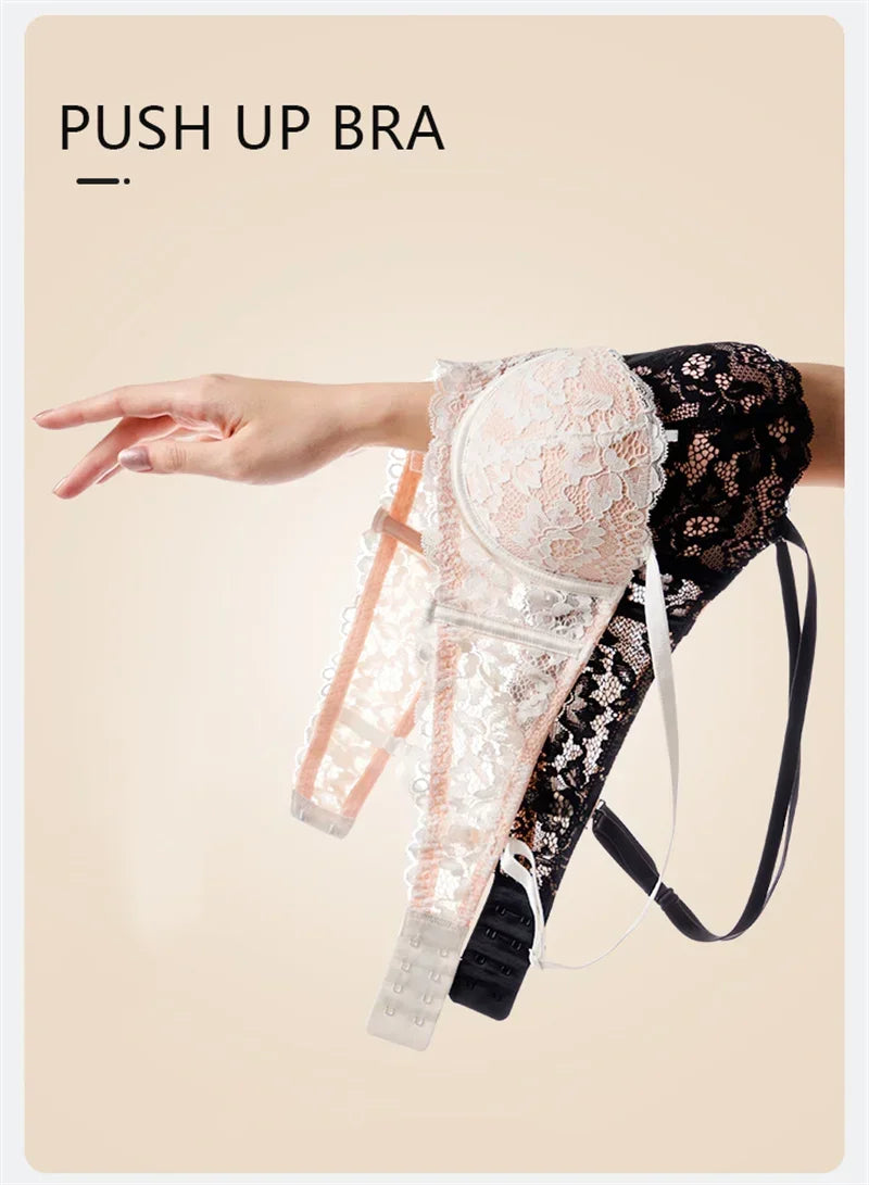 Maison Pure Lace Balconette Bra