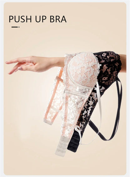 Maison Pure Lace Balconette Bra