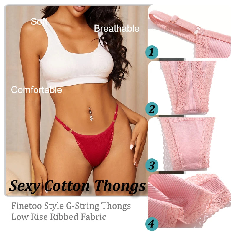 CottonSexy Thongs [Antibacterial] - Buy 3, Get 4