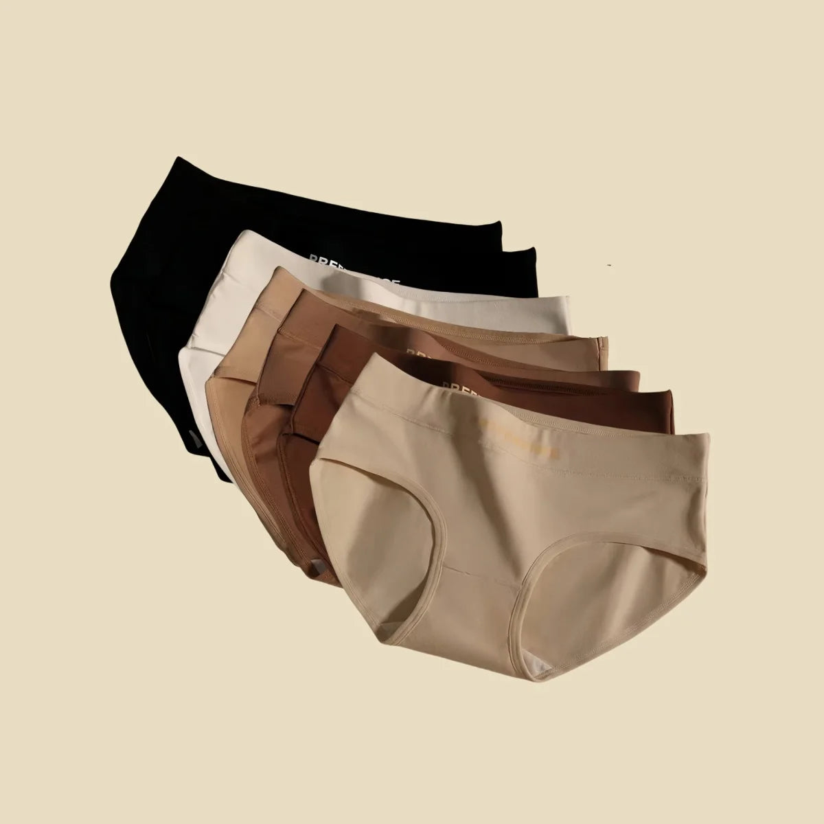 Buy 5 Get 7 – Women’s Cotton Mid-Waist Panties