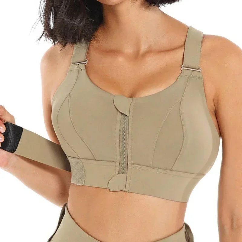 Top Active Bra - Reinforced Sports with Velcro Adjustments
